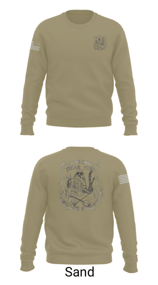 Crew Neck Sweatshirt, OZARK FIRE, Fire Department, Teamtime, Team time, sublimation, custom sports apparel, team uniforms, spirit wear, spiritwear, sports uniforms, custom shirts, team store, custom team store, fundraiser sports, apparel fundraiser