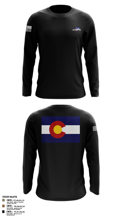 USS Colorado 62419768 Long Sleeve Performance Shirt 3