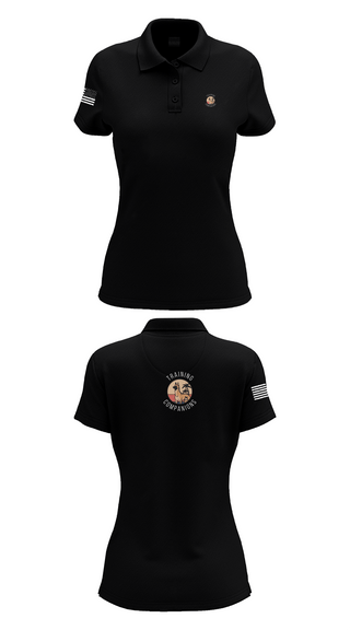 Womens Short Sleeve Performance Polo, Training Companions, , Teamtime, Team time, sublimation, custom sports apparel, team uniforms, spirit wear, spiritwear, sports uniforms, custom shirts, team store, custom team store, fundraiser sports, apparel fundraiser