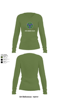 278th Armored Cavalry 65599627 Women's Long Sleeve V-neck Shirt - 42