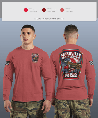 Long Sleeve Performance Shirt, Engine 15, , Teamtime, Team time, sublimation, custom sports apparel, team uniforms, spirit wear, spiritwear, sports uniforms, custom shirts, team store, custom team store, fundraiser sports, apparel fundraiser