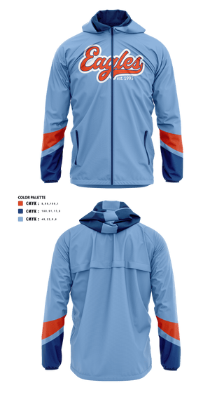 Windbreaker, Tri-City Eagles, Ice Hockey, Teamtime, Team time, sublimation, custom sports apparel, team uniforms, spirit wear, spiritwear, sports uniforms, custom shirts, team store, custom team store, fundraiser sports, apparel fundraiser