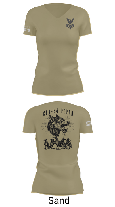 CDA 64 12212221 Women's Short Sleeve V-neck Shirt - 84