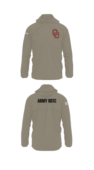Windbreaker, OU Army ROTC, Army, Teamtime, Team time, sublimation, custom sports apparel, team uniforms, spirit wear, spiritwear, sports uniforms, custom shirts, team store, custom team store, fundraiser sports, apparel fundraiser