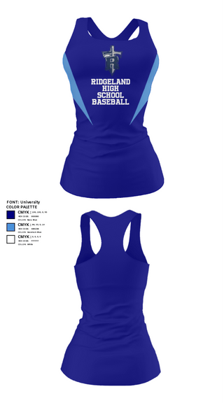 Tank Top, Ridgeland High School Baseball, Baseball, Teamtime, Team time, sublimation, custom sports apparel, team uniforms, spirit wear, spiritwear, sports uniforms, custom shirts, team store, custom team store, fundraiser sports, apparel fundraiser