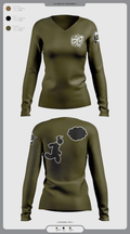 CYD Inc 87712916 Women's Long Sleeve V-neck Shirt -1 12