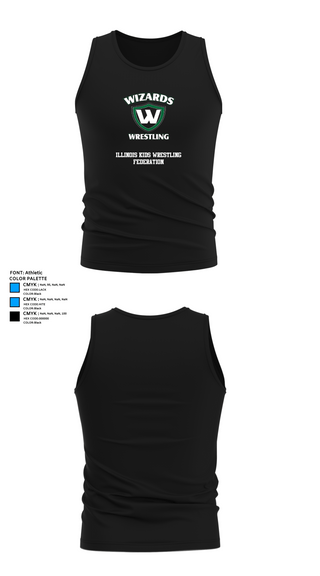 Tank Top, Illinois Kids Wrestling Federation, Wrestling, Teamtime, Team time, sublimation, custom sports apparel, team uniforms, spirit wear, spiritwear, sports uniforms, custom shirts, team store, custom team store, fundraiser sports, apparel fundraiser