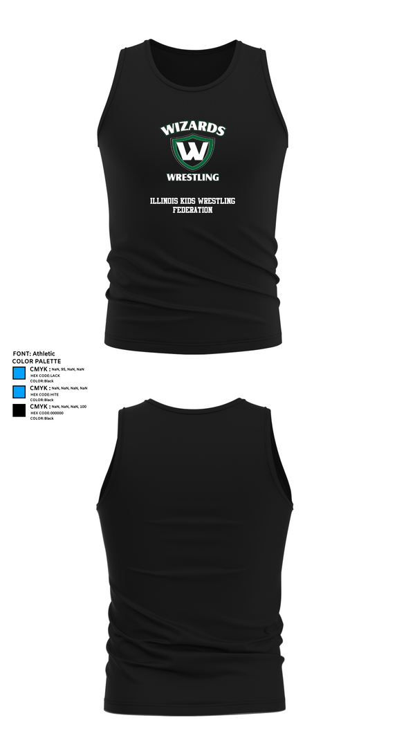 Tank Top, Illinois Kids Wrestling Federation, Wrestling, Teamtime, Team time, sublimation, custom sports apparel, team uniforms, spirit wear, spiritwear, sports uniforms, custom shirts, team store, custom team store, fundraiser sports, apparel fundraiser