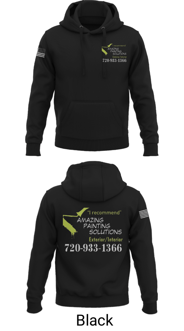 Hoodie, Amazing Painting Solutions, , Teamtime, Team time, sublimation, custom sports apparel, team uniforms, spirit wear, spiritwear, sports uniforms, custom shirts, team store, custom team store, fundraiser sports, apparel fundraiser