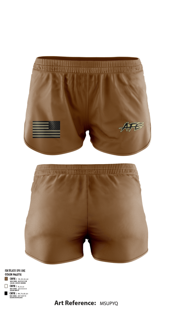 Ranger Panties, 162 AFE, Air Force, Teamtime, Team time, sublimation, custom sports apparel, team uniforms, spirit wear, spiritwear, sports uniforms, custom shirts, team store, custom team store, fundraiser sports, apparel fundraiser