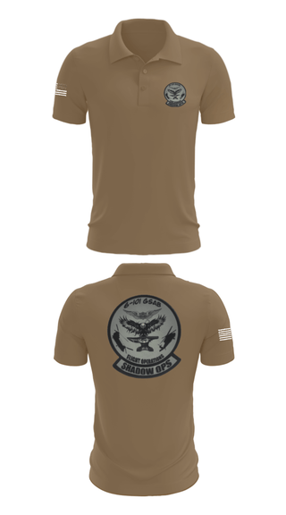 Short Sleeve Performance Polo, Iron Eagle Shadow Ops, Army, Teamtime, Team time, sublimation, custom sports apparel, team uniforms, spirit wear, spiritwear, sports uniforms, custom shirts, team store, custom team store, fundraiser sports, apparel fundraiser