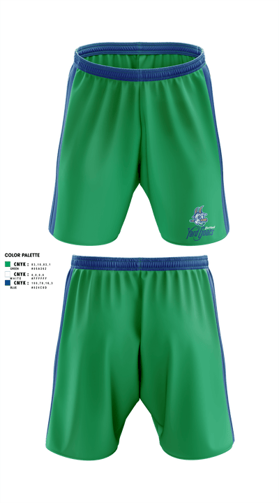 Yard Goats Shaker Heights Baseball 13686162 Athletic Shorts With Pockets - 2