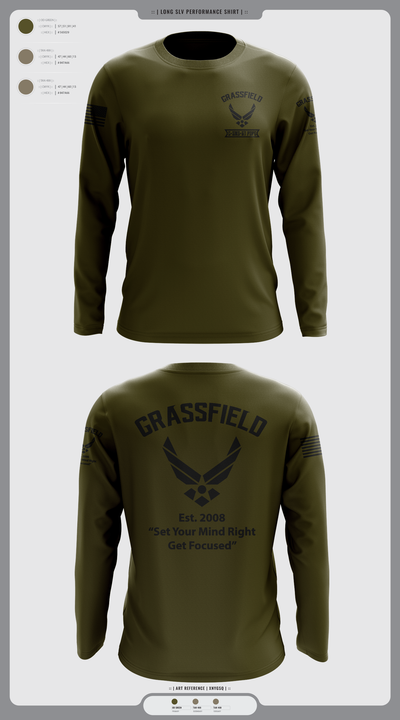 C/SMSgt Pope 93241026 Long Sleeve Performance Shirt 1