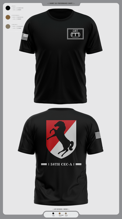 58th CEC-A 67069025 Short Sleeve Performance Shirt - 1