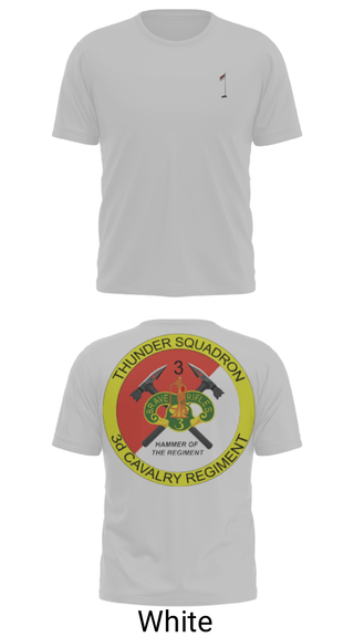 Old School Cotton Feel Shirt, 3rd Cavalry Regiment, Army, Teamtime, Team time, sublimation, custom sports apparel, team uniforms, spirit wear, spiritwear, sports uniforms, custom shirts, team store, custom team store, fundraiser sports, apparel fundraiser