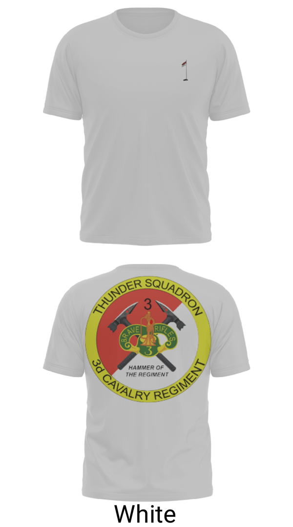 Old School Cotton Feel Shirt, 3rd Cavalry Regiment, Army, Teamtime, Team time, sublimation, custom sports apparel, team uniforms, spirit wear, spiritwear, sports uniforms, custom shirts, team store, custom team store, fundraiser sports, apparel fundraiser