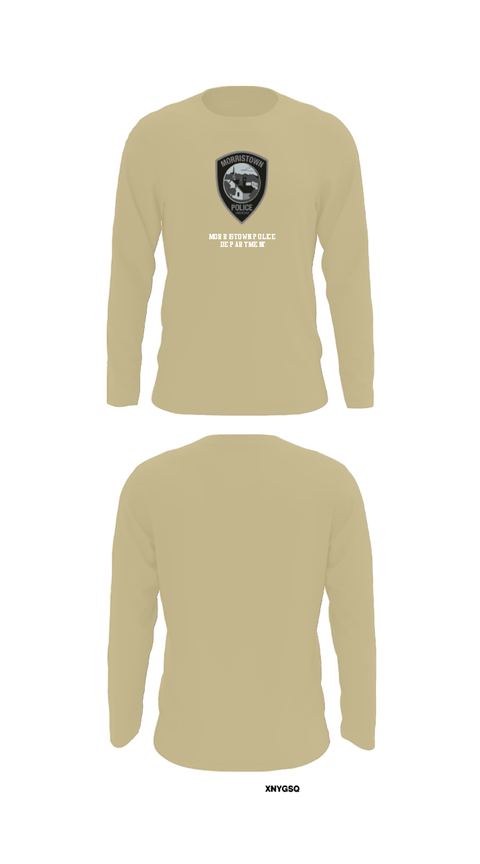 Long Sleeve Performance Shirt, Morristown Police Department, Police, Teamtime, Team time, sublimation, custom sports apparel, team uniforms, spirit wear, spiritwear, sports uniforms, custom shirts, team store, custom team store, fundraiser sports, apparel fundraiser