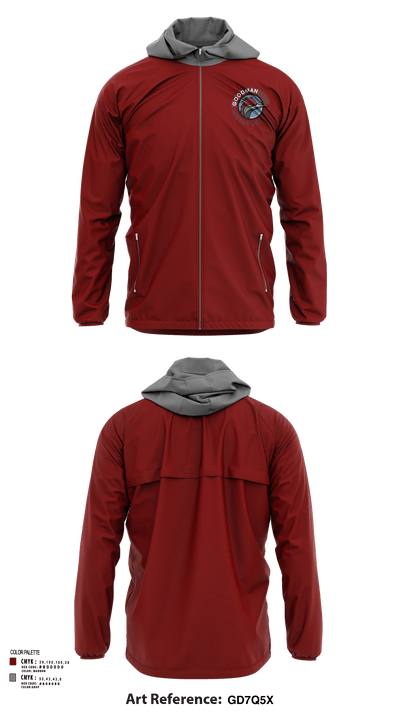 Goodman Middle School Soccer 21571091 Windbreaker - 126