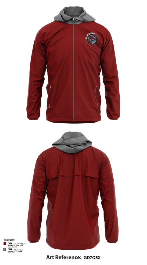 Windbreaker, Goodman Middle School Soccer, Men's Soccer, Teamtime, Team time, sublimation, custom sports apparel, team uniforms, spirit wear, spiritwear, sports uniforms, custom shirts, team store, custom team store, fundraiser sports, apparel fundraiser