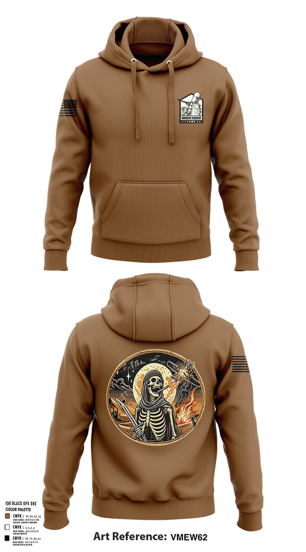 Hoodie, 1-144 FA BN, National Guard, Teamtime, Team time, sublimation, custom sports apparel, team uniforms, spirit wear, spiritwear, sports uniforms, custom shirts, team store, custom team store, fundraiser sports, apparel fundraiser