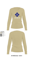 338th Army Band 31554965 Women's Long Sleeve V-neck Shirt - 82