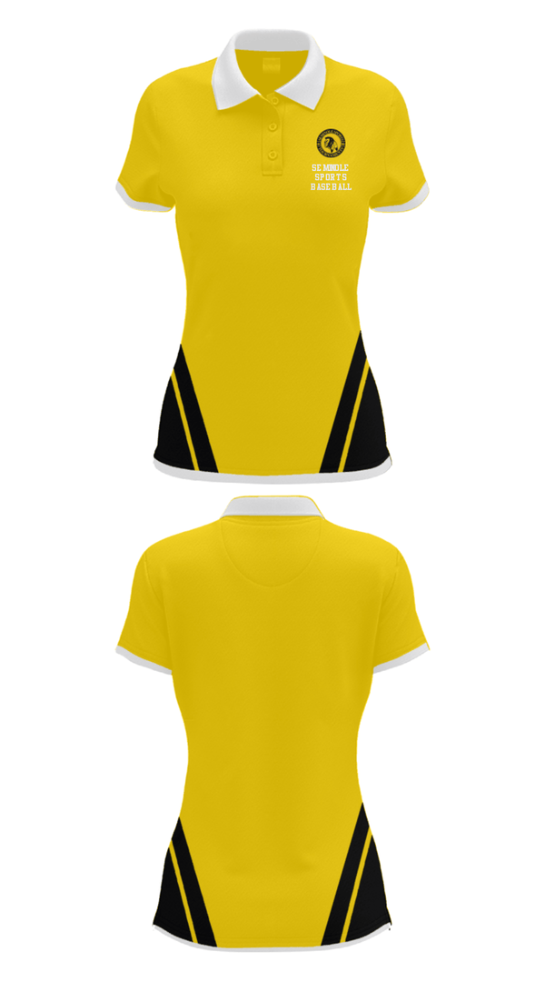 Women's Short Sleeve Performance Polo, Seminole Sports Baseball, Baseball, Teamtime, Team time, sublimation, custom sports apparel, team uniforms, spirit wear, spiritwear, sports uniforms, custom shirts, team store, custom team store, fundraiser sports, apparel fundraiser