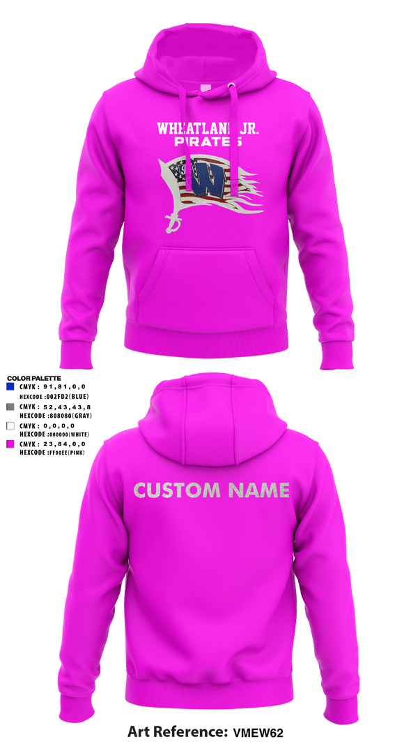 Hoodie, Wheatland youth football and cheer, Football, Teamtime, Team time, sublimation, custom sports apparel, team uniforms, spirit wear, spiritwear, sports uniforms, custom shirts, team store, custom team store, fundraiser sports, apparel fundraiser