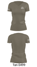 First Cavalry Division 93039987 Women's Short Sleeve V-neck Shirt - 68