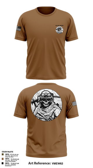 Old School Cotton Feel Shirt, Killer Troop, Army, Teamtime, Team time, sublimation, custom sports apparel, team uniforms, spirit wear, spiritwear, sports uniforms, custom shirts, team store, custom team store, fundraiser sports, apparel fundraiser