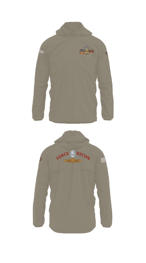 Windbreaker, B Co. 3rd Recon BnForce Reconnaissance, Marines, Teamtime, Team time, sublimation, custom sports apparel, team uniforms, spirit wear, spiritwear, sports uniforms, custom shirts, team store, custom team store, fundraiser sports, apparel fundraiser