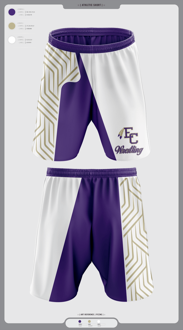 Athletic Shorts With Pockets, East Coweta High School Wrestling, Wrestling, Teamtime, Team time, sublimation, custom sports apparel, team uniforms, spirit wear, spiritwear, sports uniforms, custom shirts, team store, custom team store, fundraiser sports, apparel fundraiser