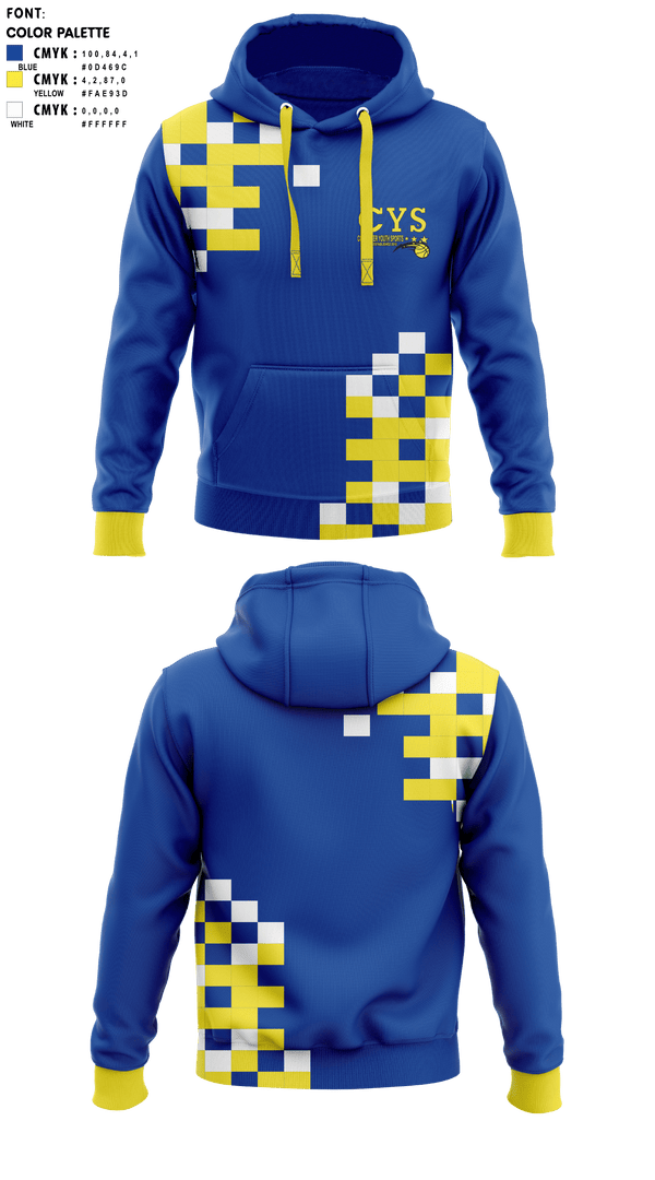Hoodie, ColdWater Cougara 'Shelby Youth Sports', Track & Field, Teamtime, Team time, sublimation, custom sports apparel, team uniforms, spirit wear, spiritwear, sports uniforms, custom shirts, team store, custom team store, fundraiser sports, apparel fundraiser