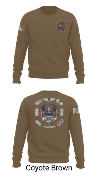 Crew Neck Sweatshirt, 22nd OSS, Air Force, Teamtime, Team time, sublimation, custom sports apparel, team uniforms, spirit wear, spiritwear, sports uniforms, custom shirts, team store, custom team store, fundraiser sports, apparel fundraiser