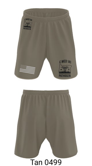 Athletic Shorts With Pockets, C MED 141, National Guard, Teamtime, Team time, sublimation, custom sports apparel, team uniforms, spirit wear, spiritwear, sports uniforms, custom shirts, team store, custom team store, fundraiser sports, apparel fundraiser