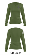F4 Frogs 56095578 Women's Long Sleeve V-neck Shirt - 57
