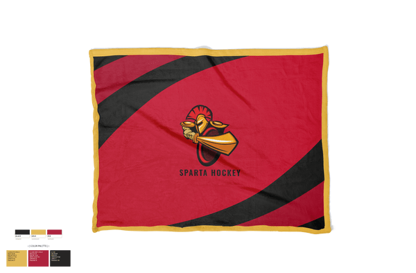 Blanket, Sparta Youth Hockey, Spirit Store, Teamtime, Team time, sublimation, custom sports apparel, team uniforms, spirit wear, spiritwear, sports uniforms, custom shirts, team store, custom team store, fundraiser sports, apparel fundraiser