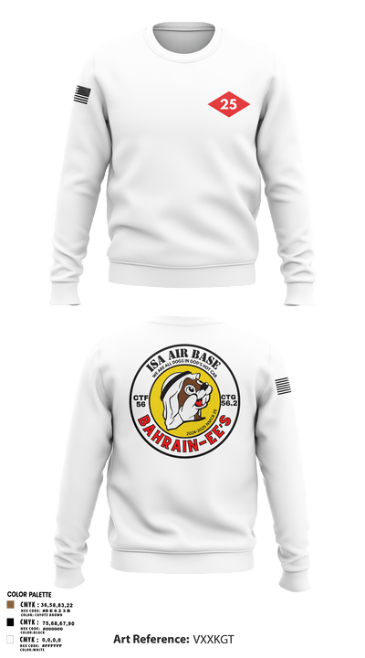 NMCB 25 CTG 56.2 1038255 Crew Neck Sweatshirt - 106
