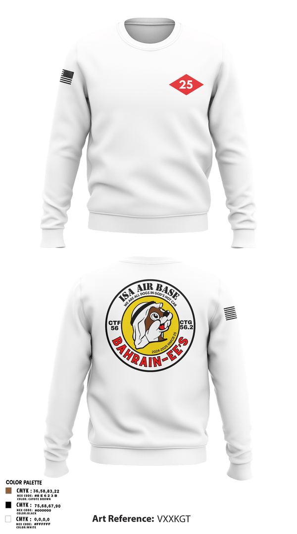 Crew Neck Sweatshirt, NMCB 25 CTG 56.2, Navy, Teamtime, Team time, sublimation, custom sports apparel, team uniforms, spirit wear, spiritwear, sports uniforms, custom shirts, team store, custom team store, fundraiser sports, apparel fundraiser