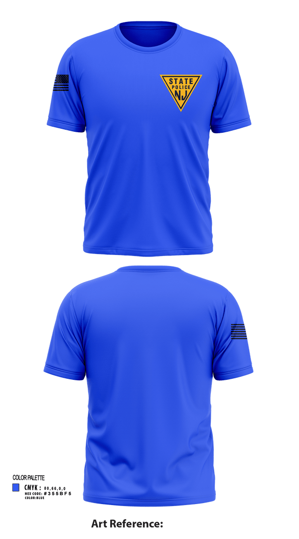 Short Sleeve Performance Shirt, New Jersey state police, , Teamtime, Team time, sublimation, custom sports apparel, team uniforms, spirit wear, spiritwear, sports uniforms, custom shirts, team store, custom team store, fundraiser sports, apparel fundraiser