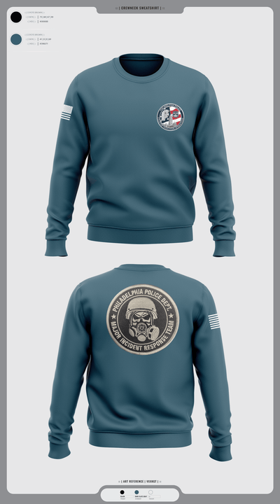 Philadelphia Police Counter Terrorism Operations 96724572 Crew Neck Sweatshirt - 2