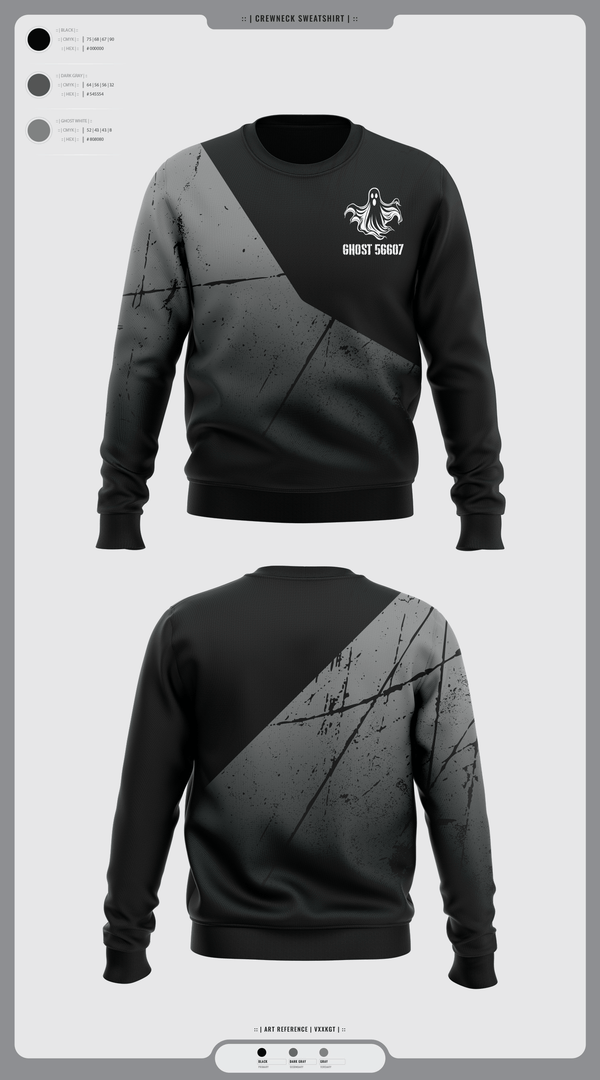 Crew Neck Sweatshirt, GHOST, Spirit Store, Teamtime, Team time, sublimation, custom sports apparel, team uniforms, spirit wear, spiritwear, sports uniforms, custom shirts, team store, custom team store, fundraiser sports, apparel fundraiser