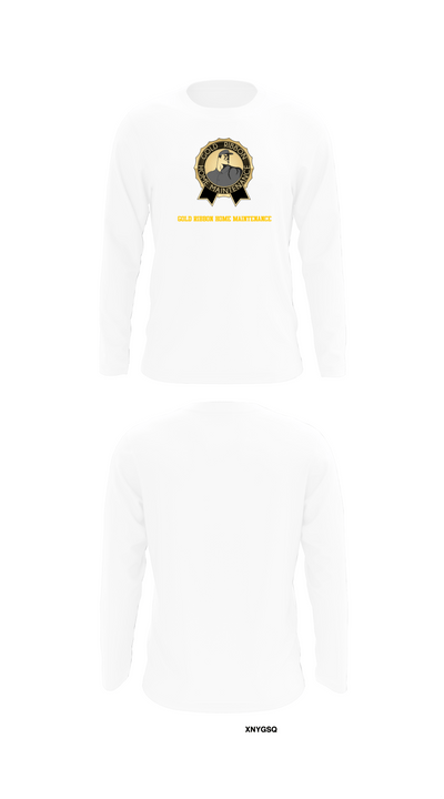 Gold Ribbon Home Maintenance 37613348 Long Sleeve Performance Shirt 23