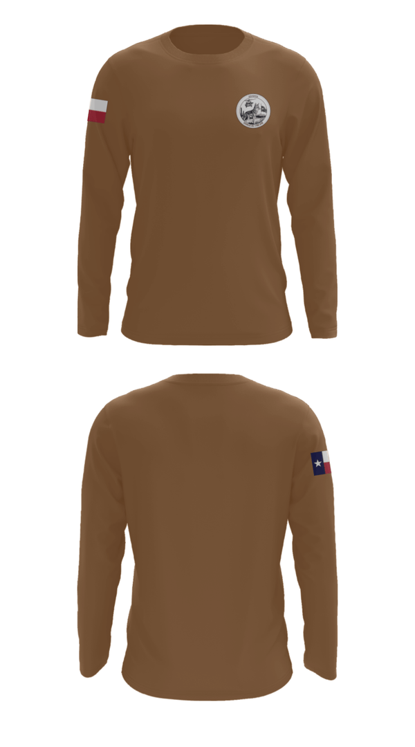 Long Sleeve Performance Shirt, Charlie C 1-158th AHB, Army, Teamtime, Team time, sublimation, custom sports apparel, team uniforms, spirit wear, spiritwear, sports uniforms, custom shirts, team store, custom team store, fundraiser sports, apparel fundraiser