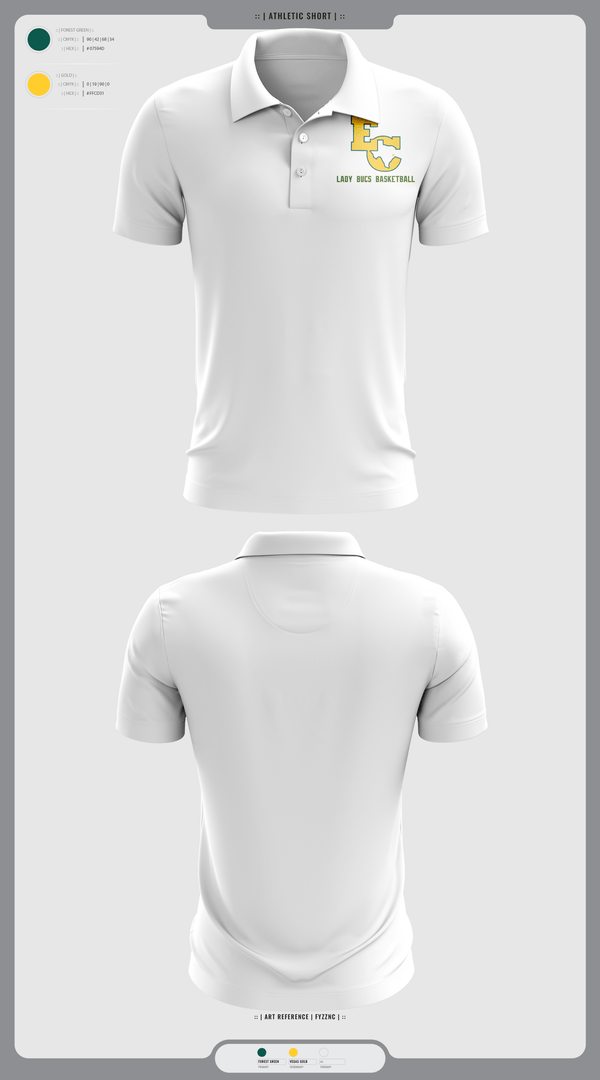 Short Sleeve Performance Polo, East Chambers High School Basketball, Women's Basketball, Teamtime, Team time, sublimation, custom sports apparel, team uniforms, spirit wear, spiritwear, sports uniforms, custom shirts, team store, custom team store, fundraiser sports, apparel fundraiser