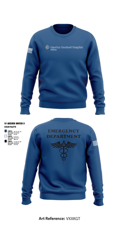 HCA Healthcare 33098626 Crew Neck Sweatshirt - 1
