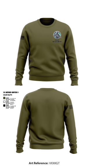 Crew Neck Sweatshirt, KINGHT ENFORCEMENT, , Teamtime, Team time, sublimation, custom sports apparel, team uniforms, spirit wear, spiritwear, sports uniforms, custom shirts, team store, custom team store, fundraiser sports, apparel fundraiser