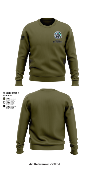 KINGHT ENFORCEMENT 49960504 Crew Neck Sweatshirt - 1
