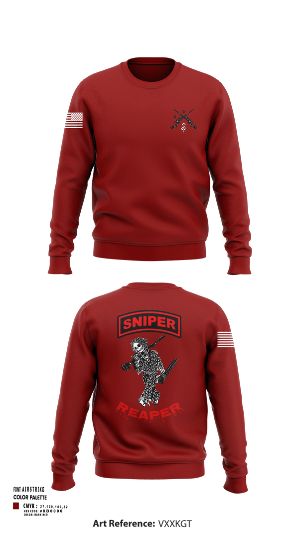 Crew Neck Sweatshirt, Reaper SectionReaper Section (color), Army, Teamtime, Team time, sublimation, custom sports apparel, team uniforms, spirit wear, spiritwear, sports uniforms, custom shirts, team store, custom team store, fundraiser sports, apparel fundraiser