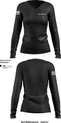 Life Wallpaper 22479690 Women's Long Sleeve V-neck Shirt -1 27