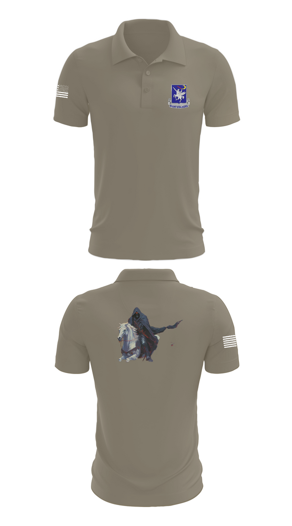 Short Sleeve Performance Polo, 160th SOAR (A), , Teamtime, Team time, sublimation, custom sports apparel, team uniforms, spirit wear, spiritwear, sports uniforms, custom shirts, team store, custom team store, fundraiser sports, apparel fundraiser